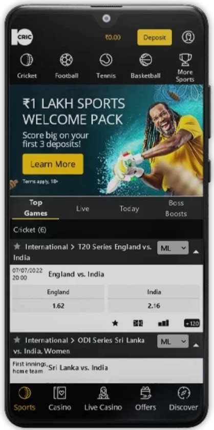 10cric betting app download